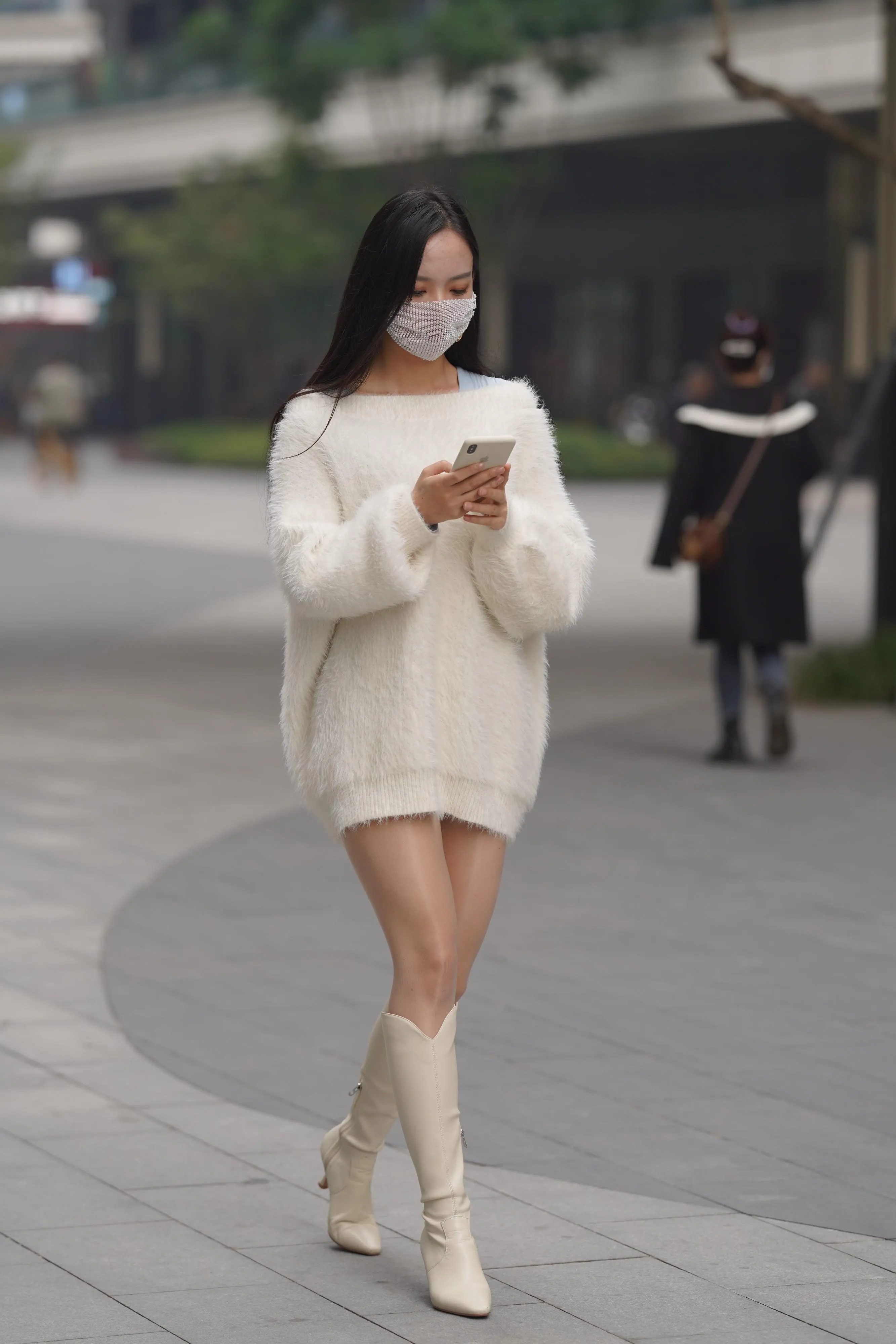 魔镜街拍 NO.170 凯恩街拍摄影-牛仔裙小姐姐 [304P]插图6
